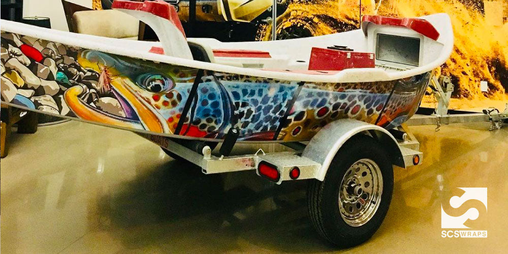 Custom Drift Boat Wrap