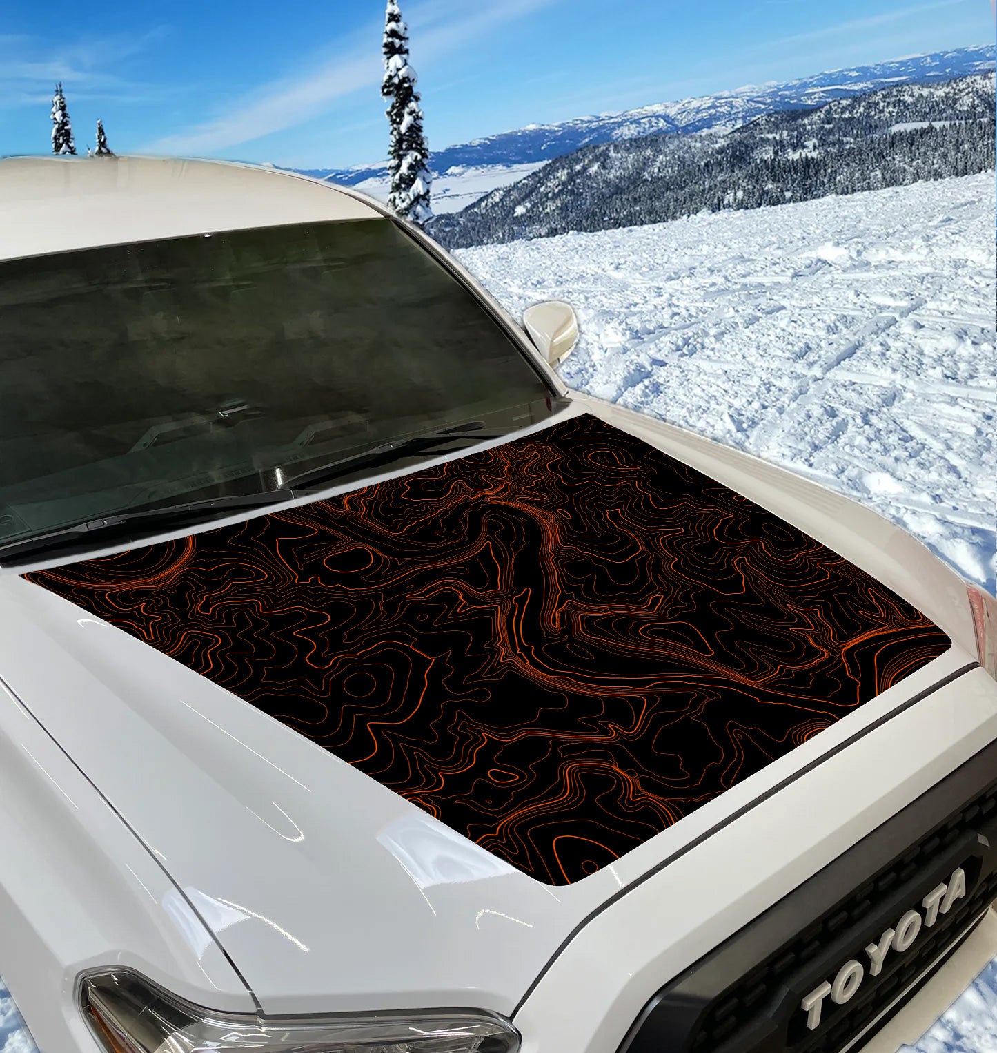 Toyota Tacoma Hood Topo