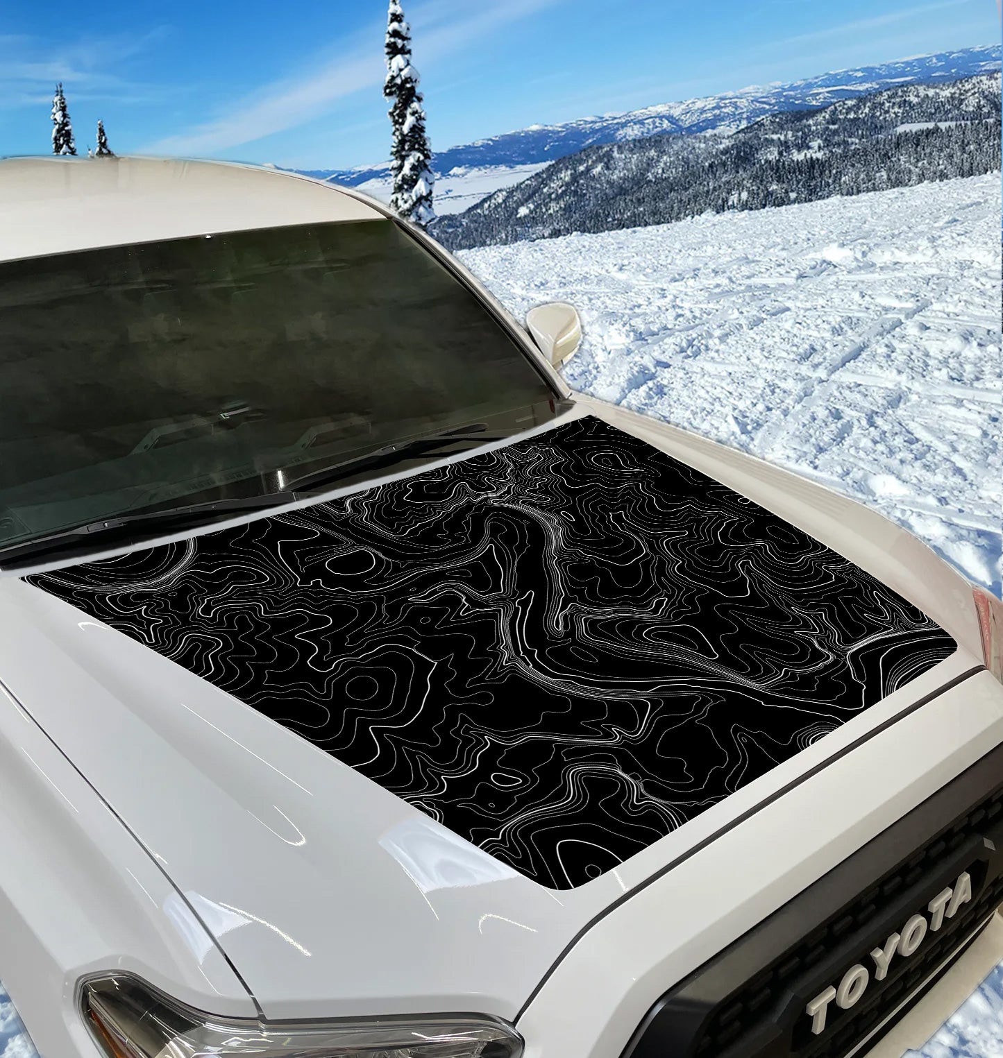 Toyota Tacoma Hood Topo