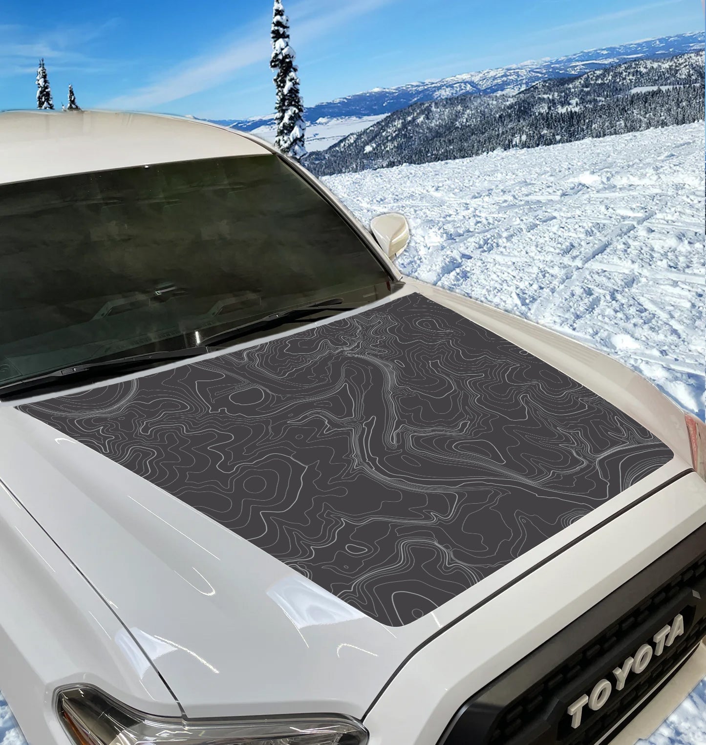Toyota Tacoma Hood Topo