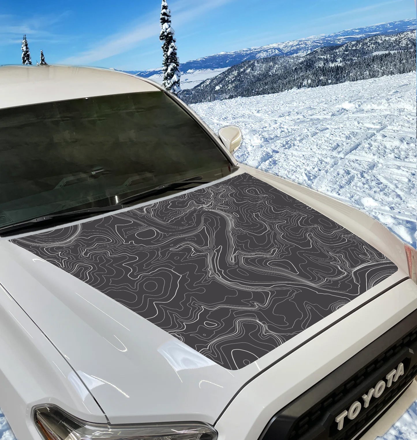 Toyota Tacoma Hood Topo