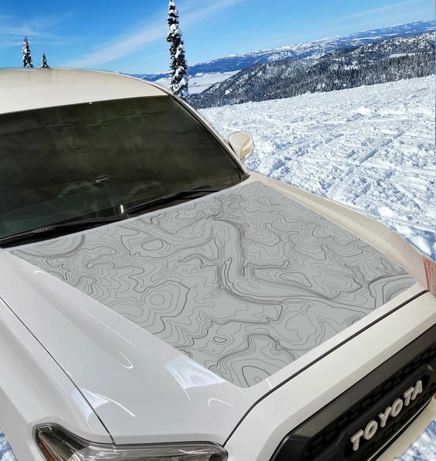 Toyota Tacoma Hood Topo
