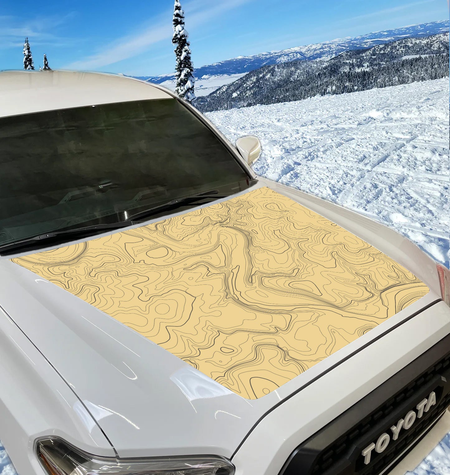 Toyota Tacoma Hood Topo