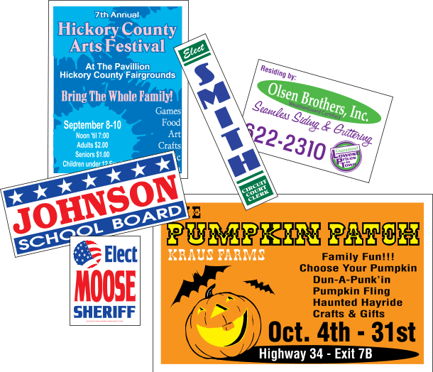 36" Wide 13oz Outdoor Banner