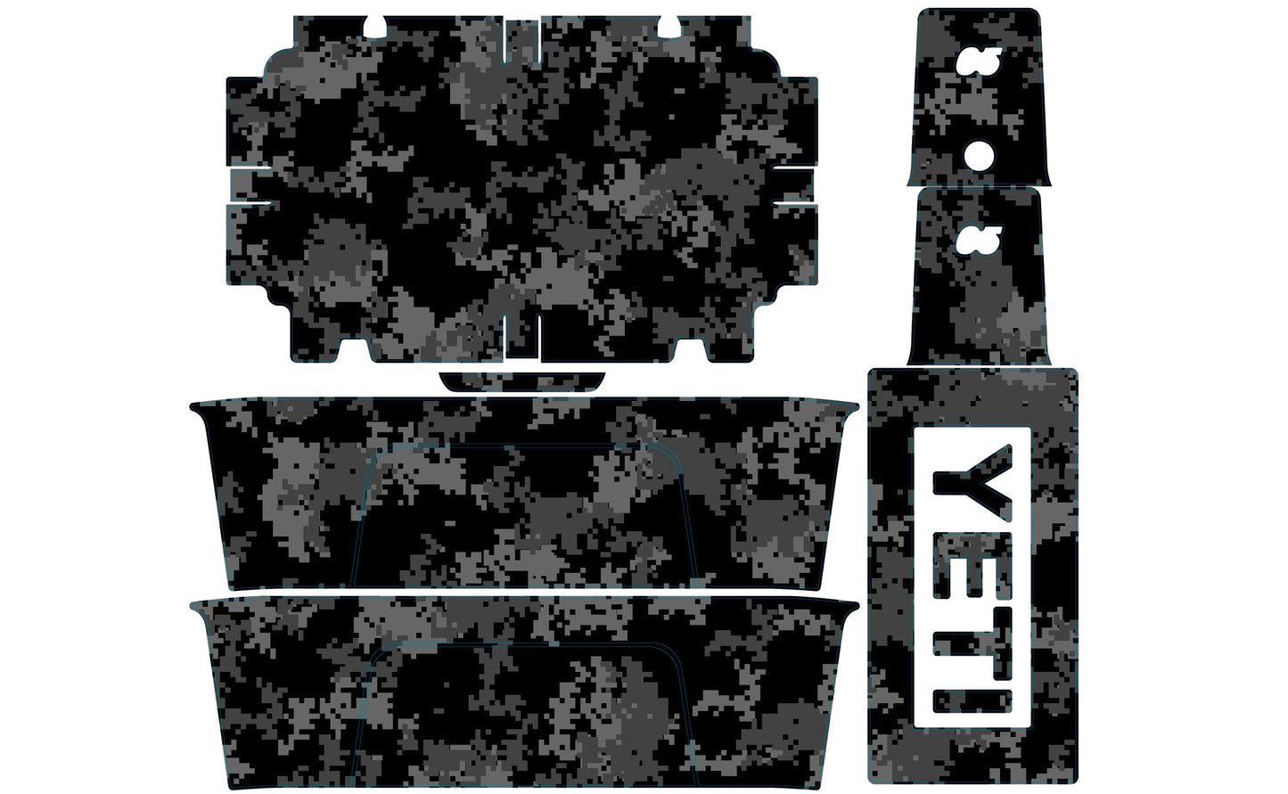Digi Camo YETI Cooler Wrap